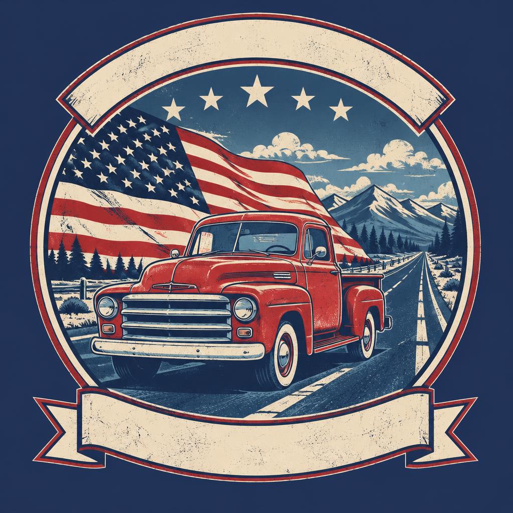 Highway Pickup template illustration