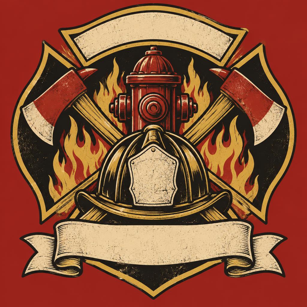 Fire Company template illustration